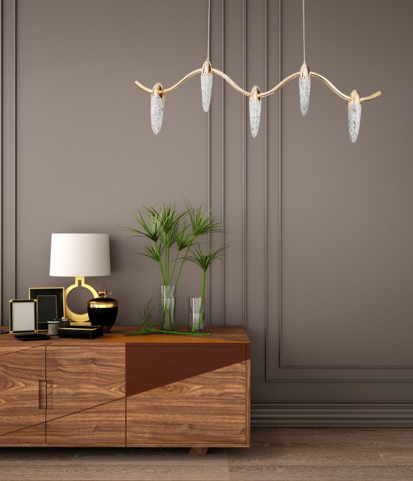 탈리아 LED 5등 팬던트 [30W]