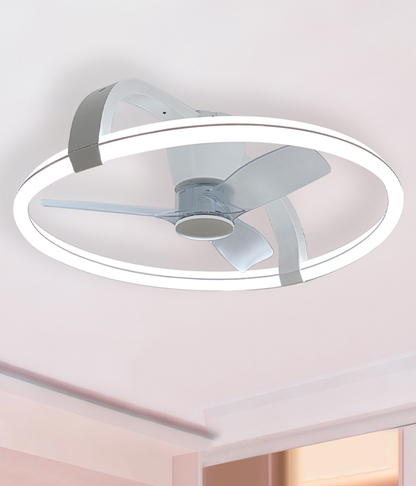 W뉴라인 삼색변환 작은 선풍기거실등 안방전등 LED70W