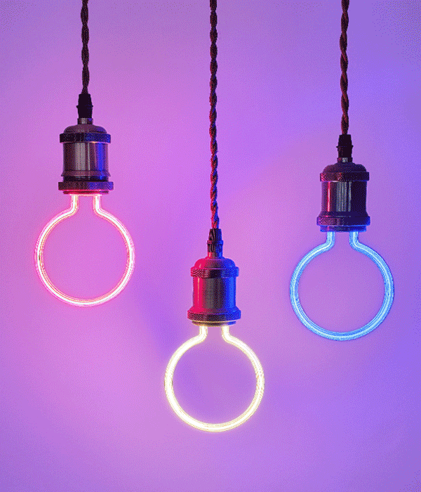 오키브 네온 램프 LED4W